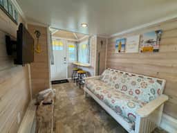 Tiny House Yellow Lifeguard Stand- pet friendly - Image 3