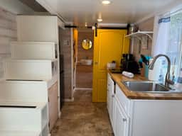 Tiny House Yellow Lifeguard Stand- pet friendly - Image 4